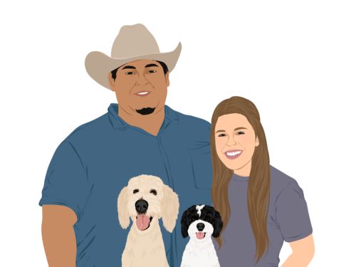 Customer photo review of Custom Fur-mily Portrait