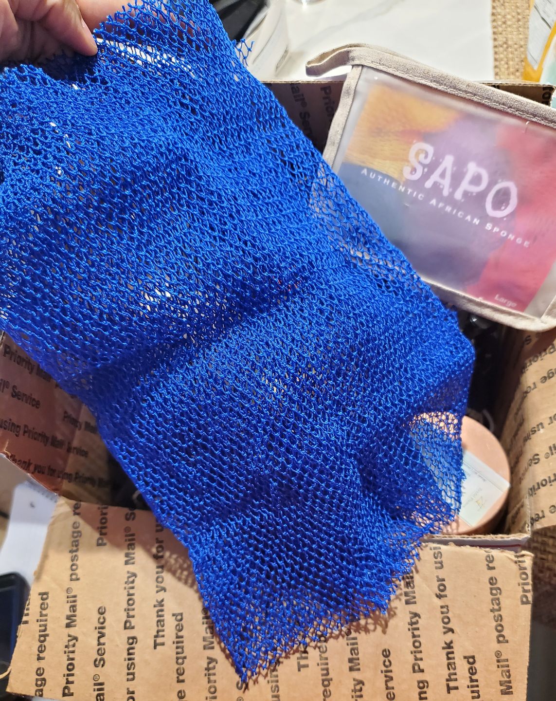 Customer photo review of SAPO - Authentic African Sponge