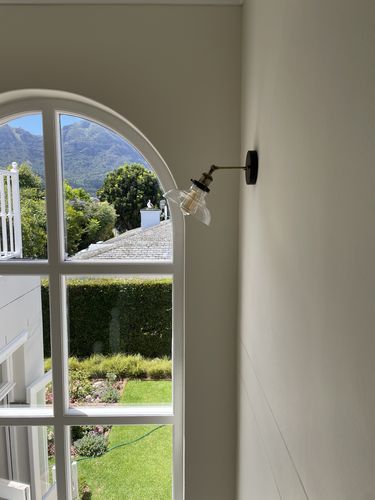 Customer photo review of Diaphanous Wall Metal and glass