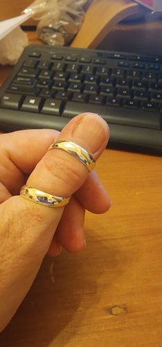 Customer photo review of Wrap Thumb Ring Sterling Silver