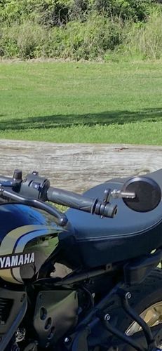 Customer photo review of CRG Hindsight 3 Inch Round Bar End Mirror (lane Splitter)