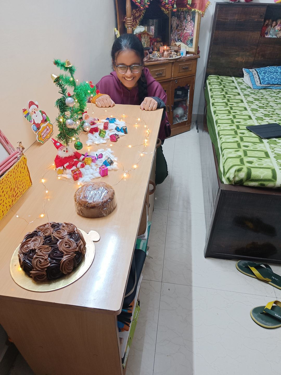 Customer photo review of Eggless Christma Plum Cake