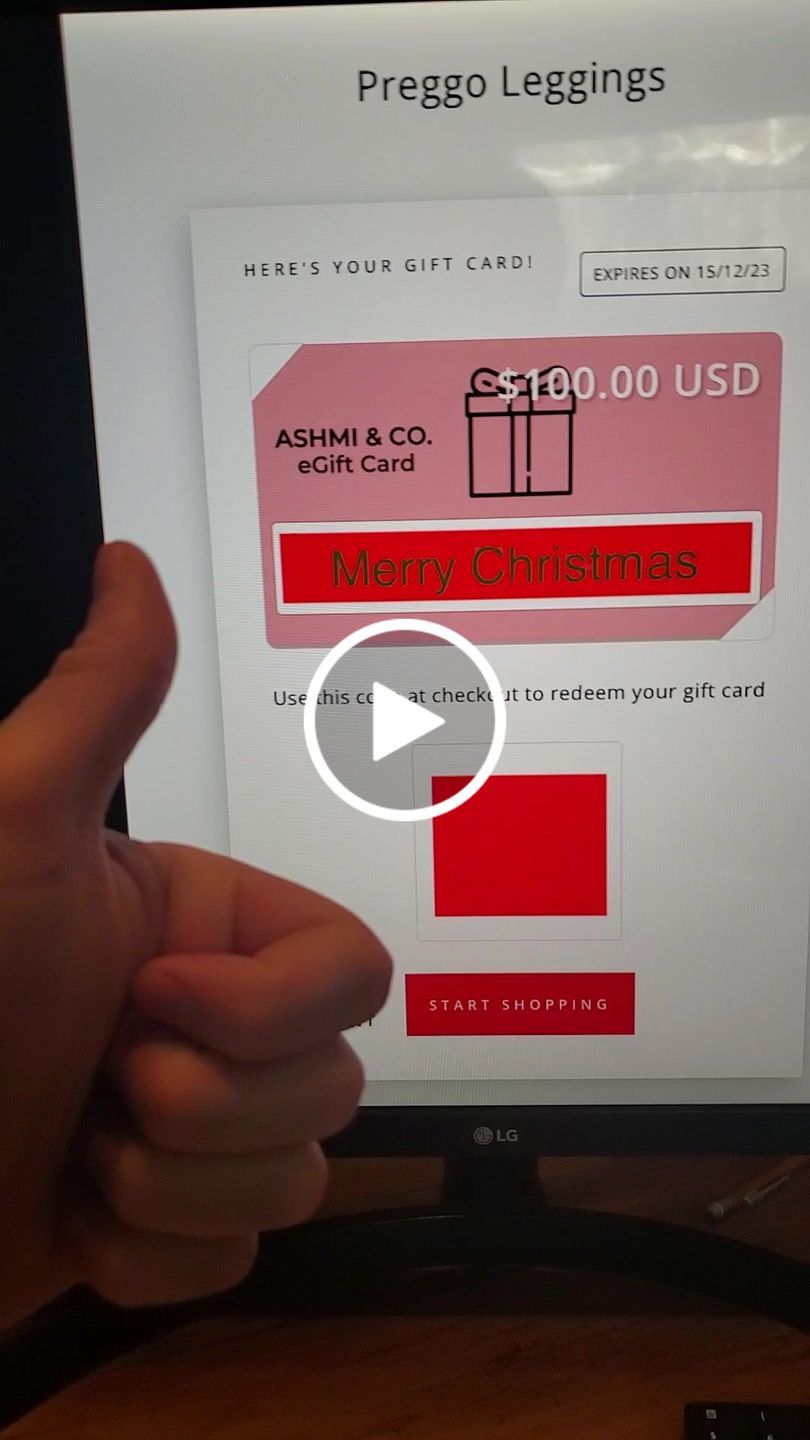 Customer video review of Preggo Leggings eGift Card