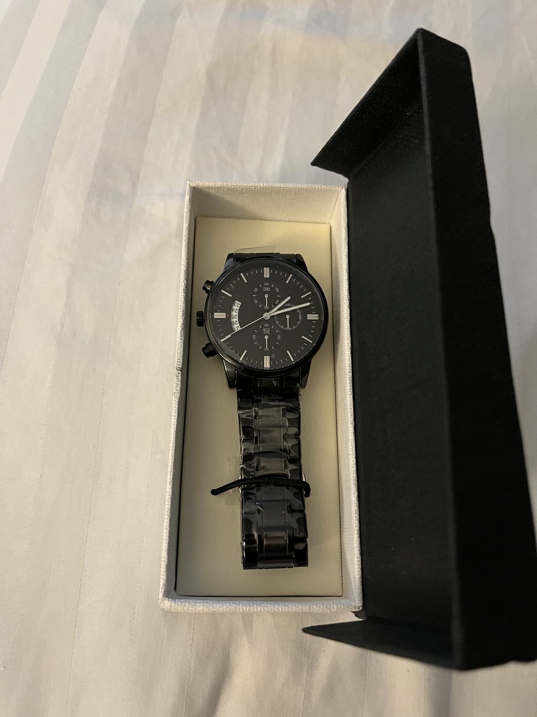 Customer photo review of (ALMOST SOLD OUT) To My Grandson - Engraved Premium Watch - SS146