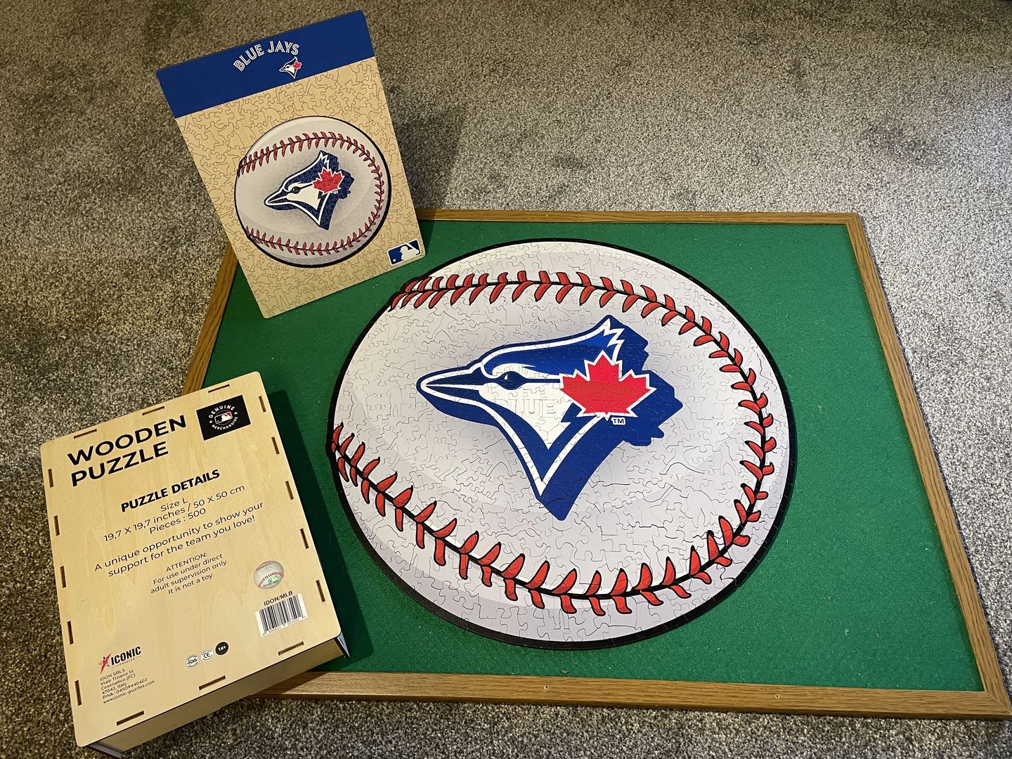 Customer photo review of Toronto Blue Jays® - Official Wooden Puzzle
