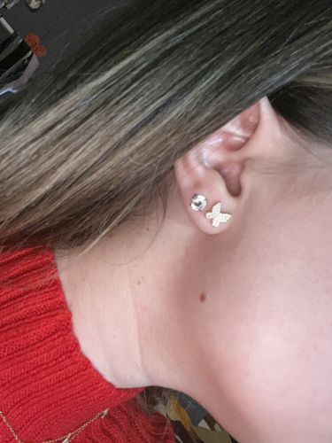 Customer photo review of Butterfly  Earring