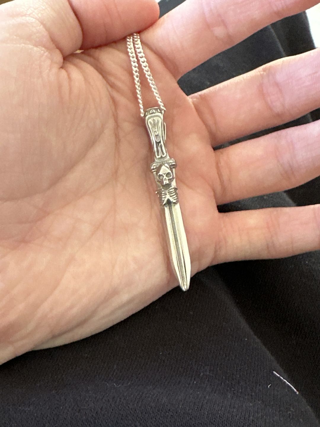 Customer photo review of CATACOMB SWORD PENDANT (NEW)