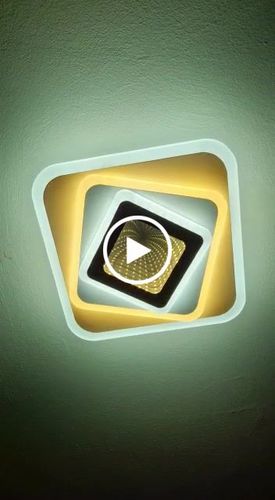 Customer video review of LUSTRA LED 40W GALAXY 3D SQUARE Echivalent 200W
