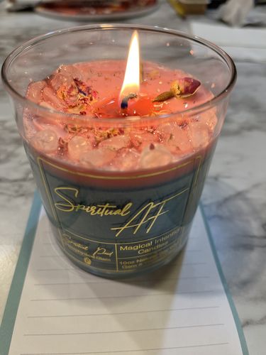 Customer photo review of Mystery Manifestation Candle