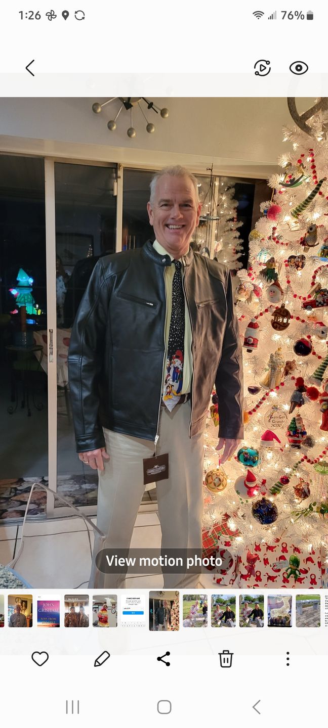 Customer photo review of Black Moto Leather Jacket