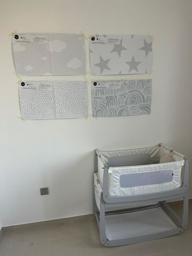 Customer photo review of Clouds Wallpaper in Light Grey