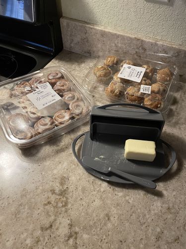 Customer photo review of Butterie, The Flip-Top Butter Dish