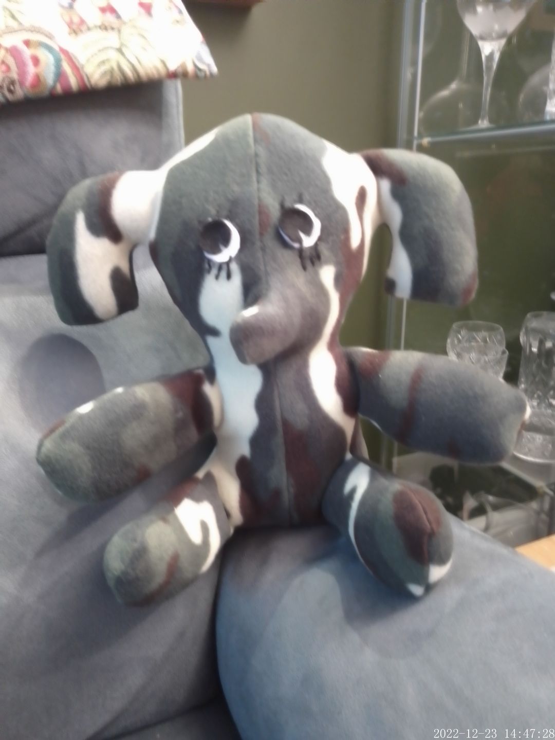 Customer photo review of Camo Anti Pill Polar Fleece Fabric