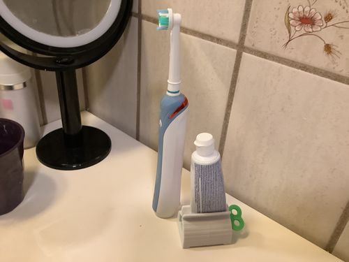 Customer photo review of Genanvendelig miljøvenlig tandpastapresser