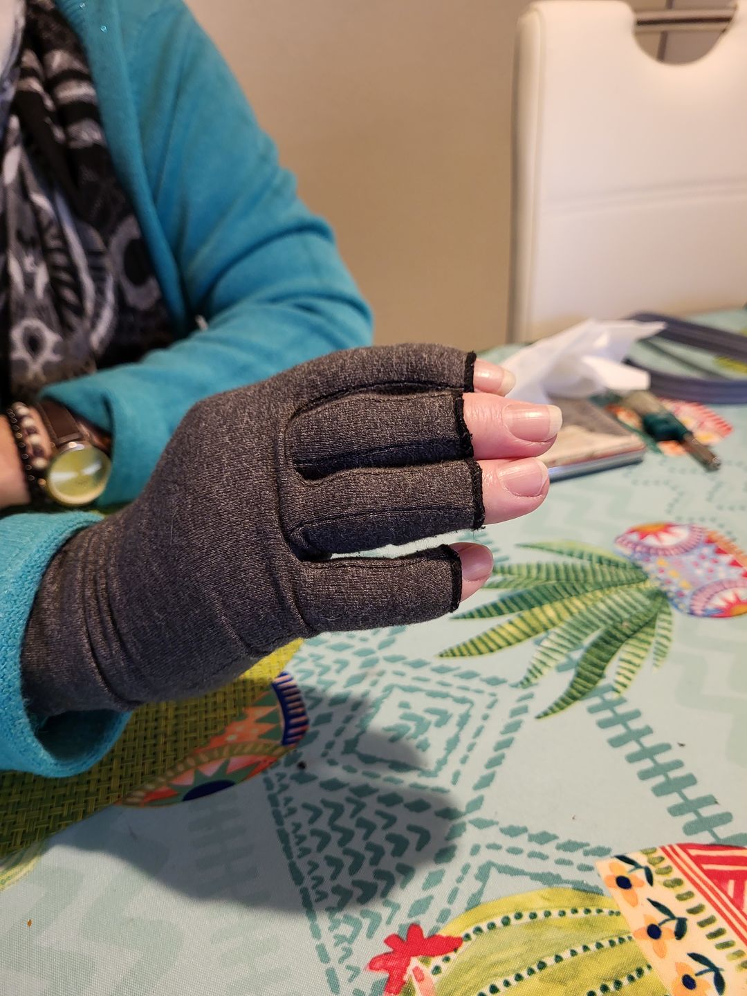 Customer photo review of Gants de compression anti-douleurs