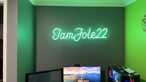 Customer photo review of Custom Neon Signs