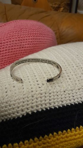 Customer photo review of Armband "För Vår Drottning" från föräldrarna