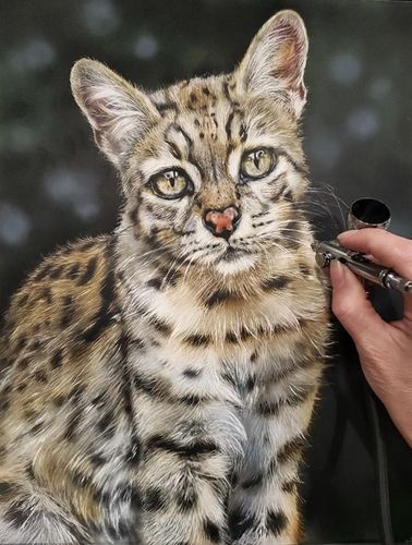 Customer photo review of Scratchable Airbrush Paper - Double-sized sheets