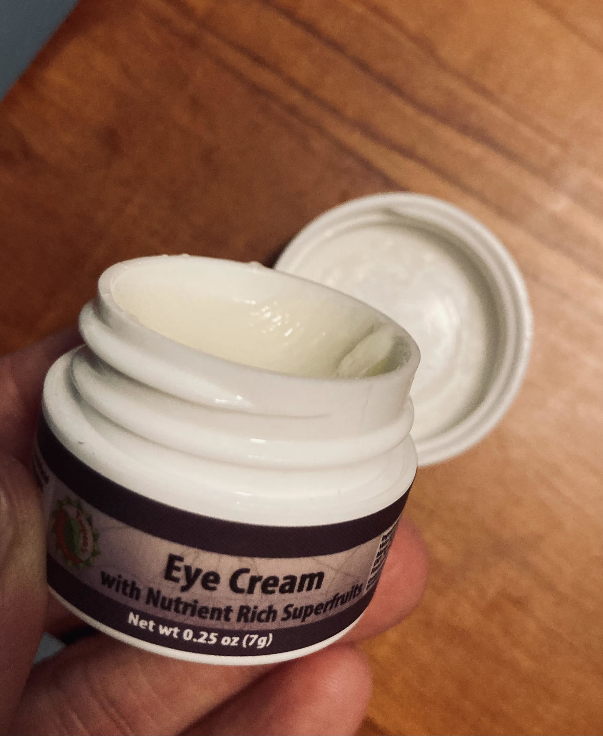 Customer photo review of Eye Cream with Superfruits