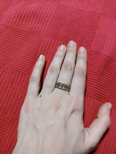 Customer photo review of Acfia Tasarım Yüzük