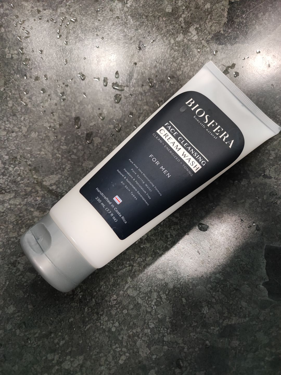 Customer photo review of Face Cleansing Cream Wash For Men