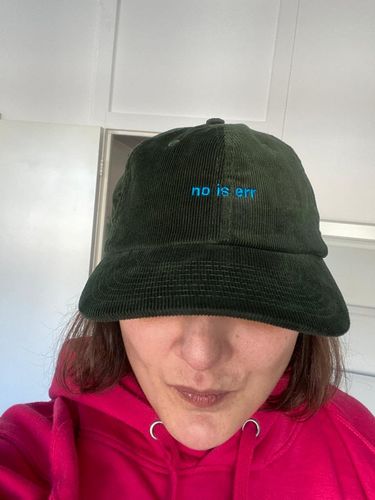 Customer photo review of Customize your own Corduroy hat