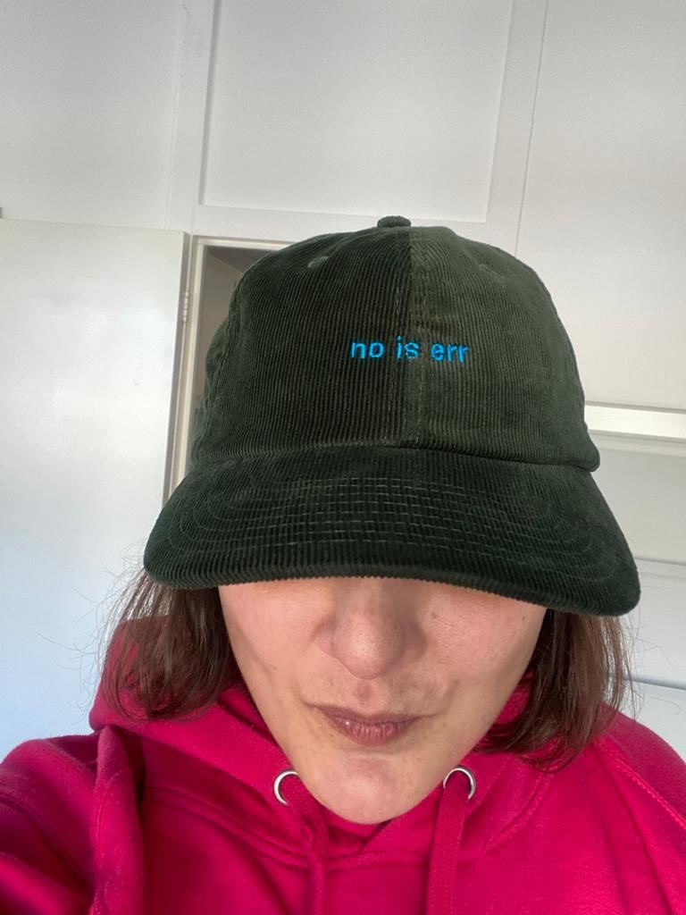 Customer photo review of Customize your own Corduroy hat