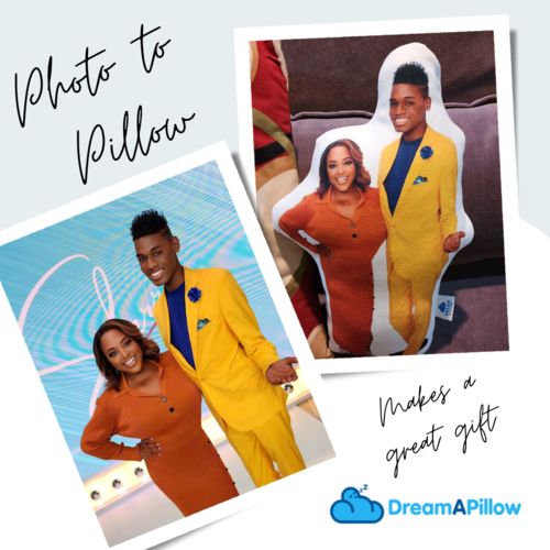 Customer photo review of Create A Custom Full Body Shaped Pillow