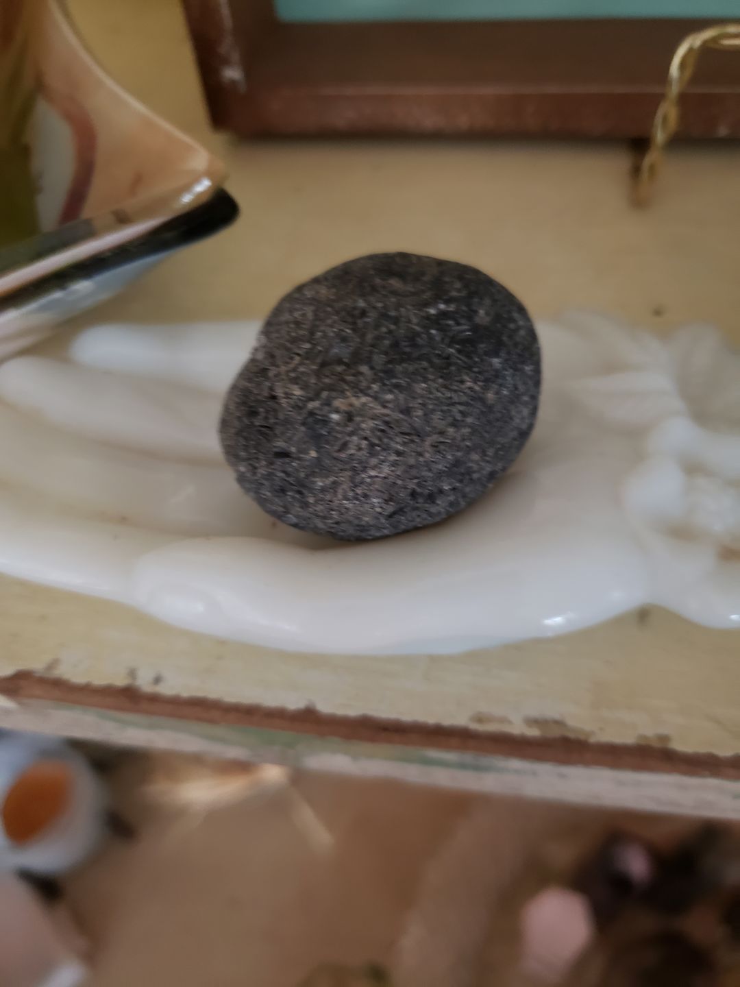 Customer photo review of Tektite Specimen - The Only Crystal on the Planet that can Absorb Dark Energy