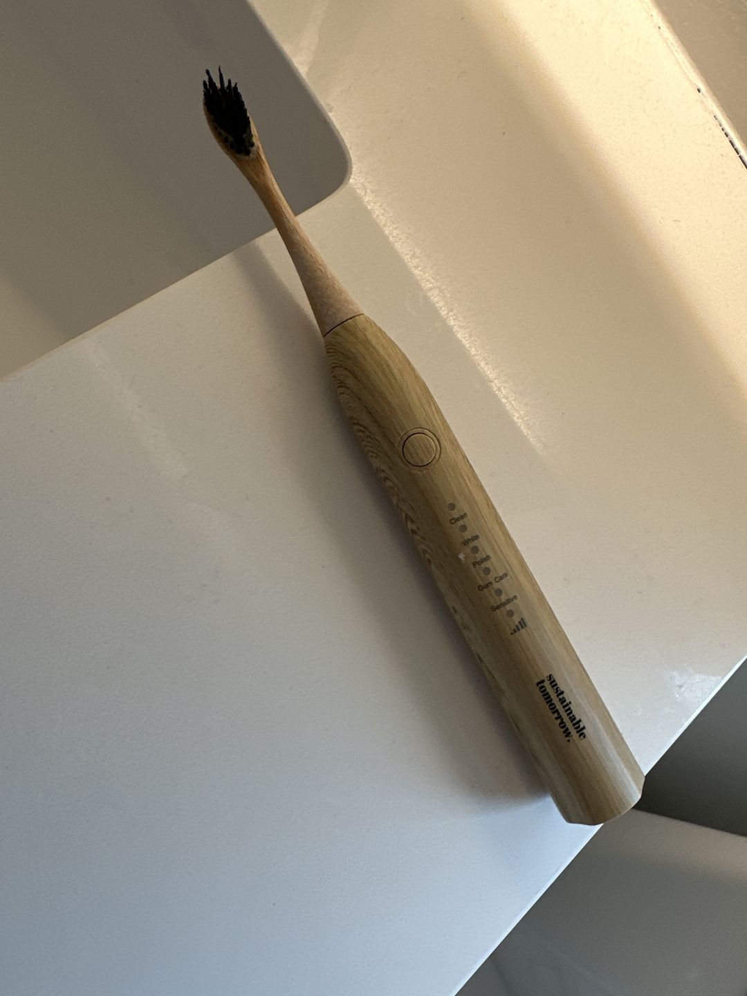 Customer photo review of Bamboo Electric Toothbrush