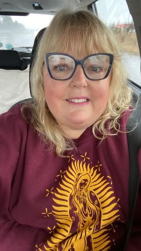 Customer photo review of Virgencita Protection Sweatshirt