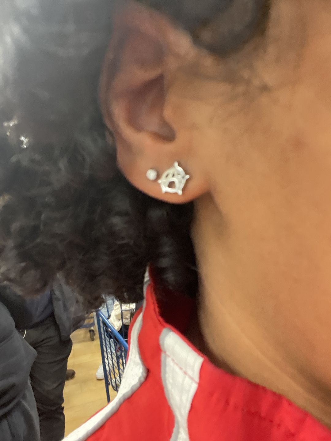 Customer photo review of ANARCHY EARRING