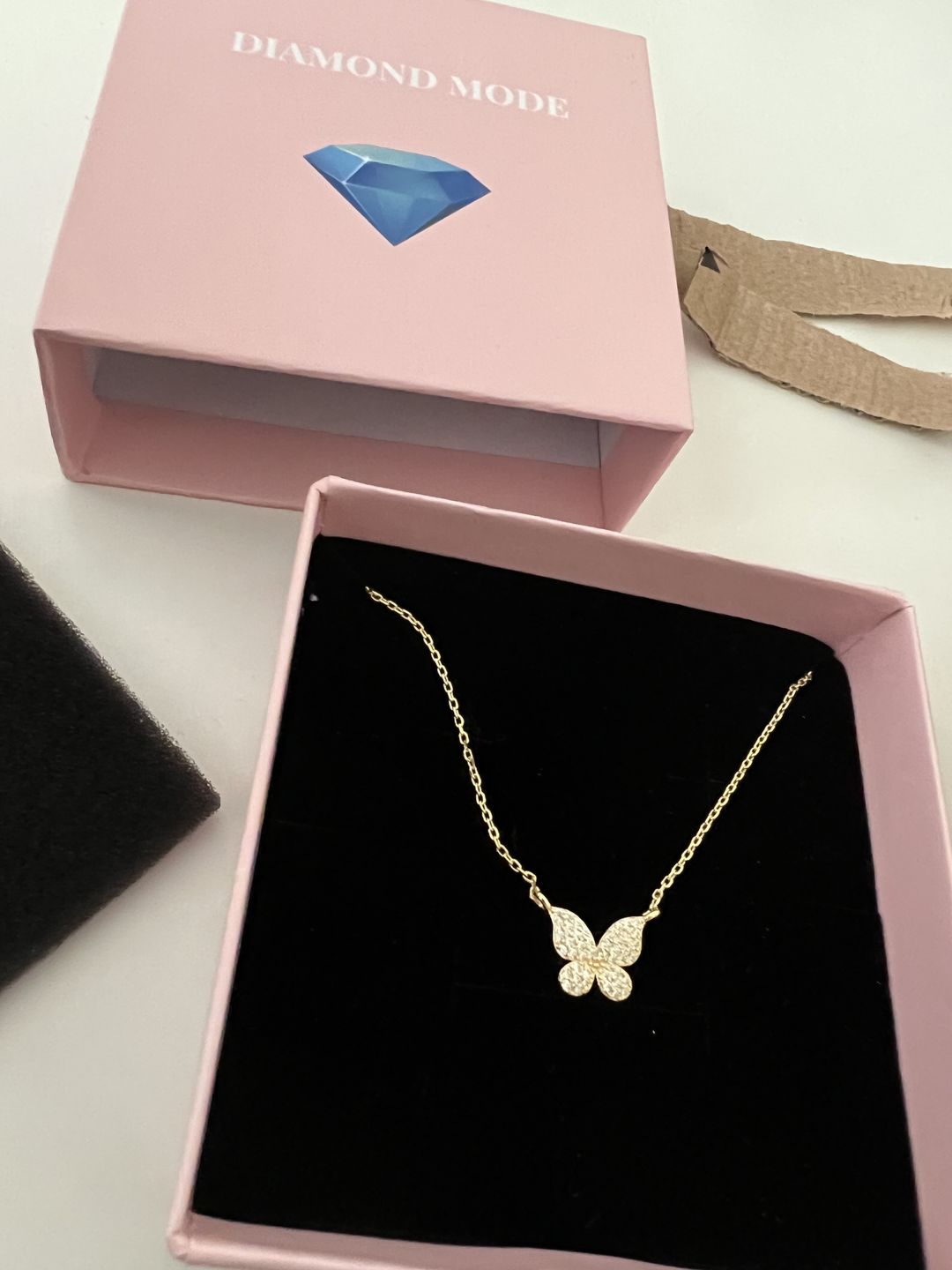 Customer photo review of Sweet Butterfly Kette | 925 Echtsilber