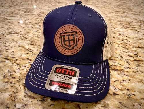 Customer photo review of [6 Pack] 112 Style Leather Patch Trucker Hats - Round Patch
