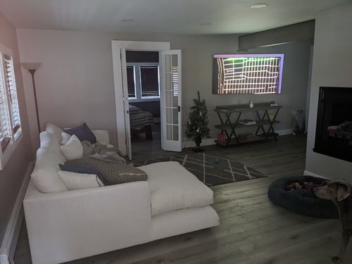 Customer photo review of Feathers Sectional