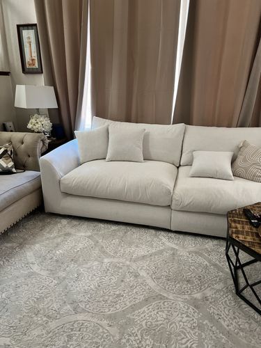 Customer photo review of Feathers Sofa