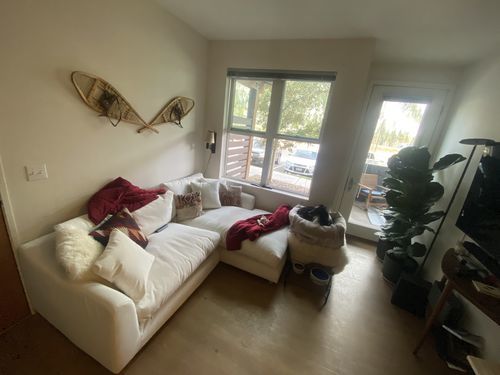 Customer photo review of Feathers Sectional