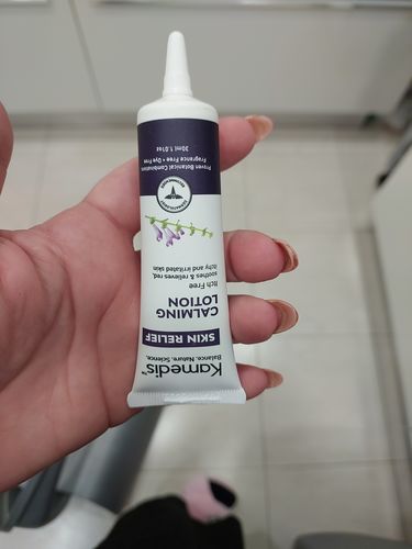 Customer photo review of תחליב להקלה מהירה על גירויים ועקיצות | SKIN RELIEF CALMING LOTION