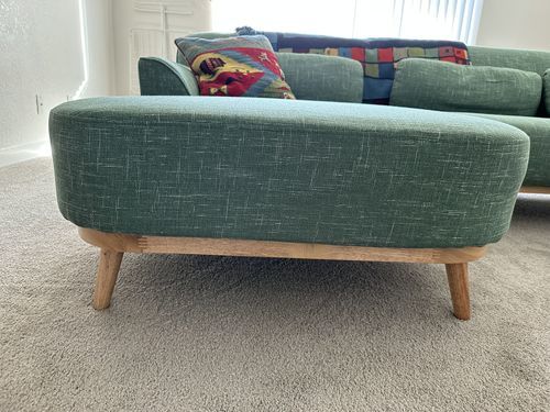 Customer photo review of Solid Wood Sectional