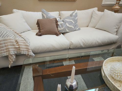 Customer photo review of Feathers Sofa