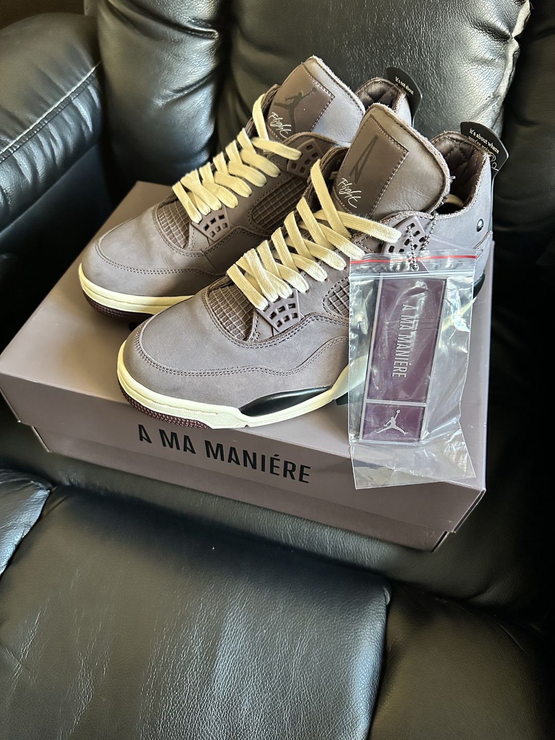 Customer photo review of Flat 100% Cotton Shoe Laces