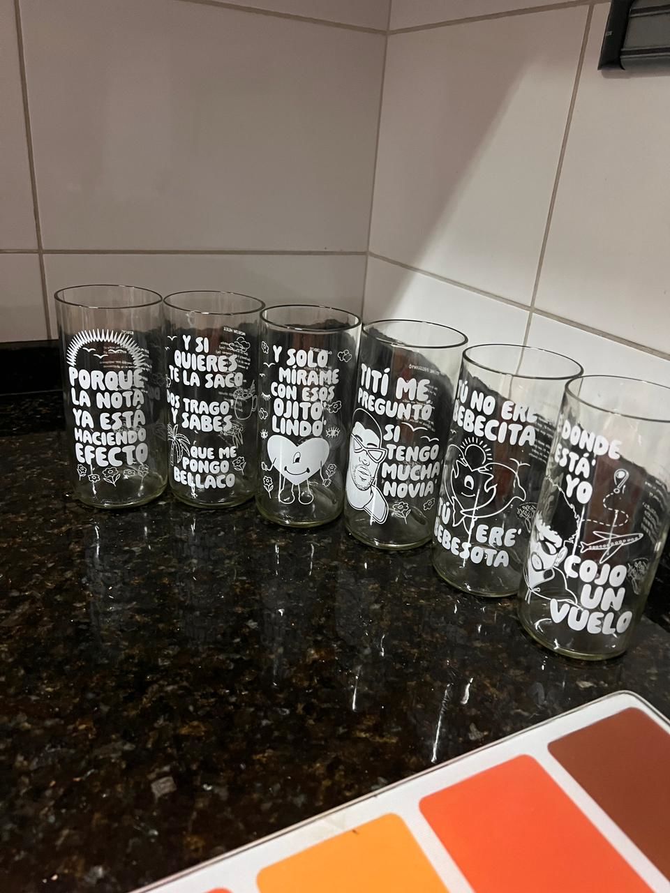 Customer photo review of BUNNY GLASS - JUEGO DE 6 VASOS