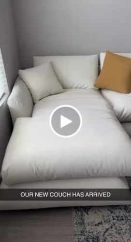 Customer photo review of Feathers Sectional