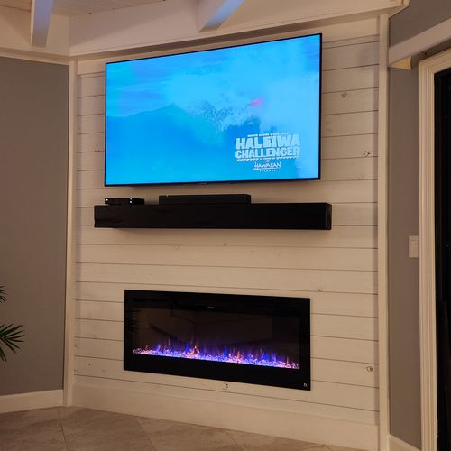 Customer photo review of Distressed Mantels