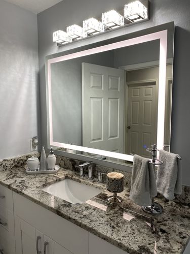 Customer photo review of Clarissa - Specchio bagno 80x60cm