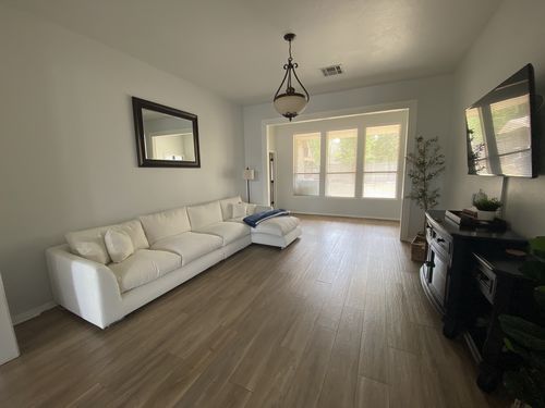 Customer photo review of Feathers Sectional