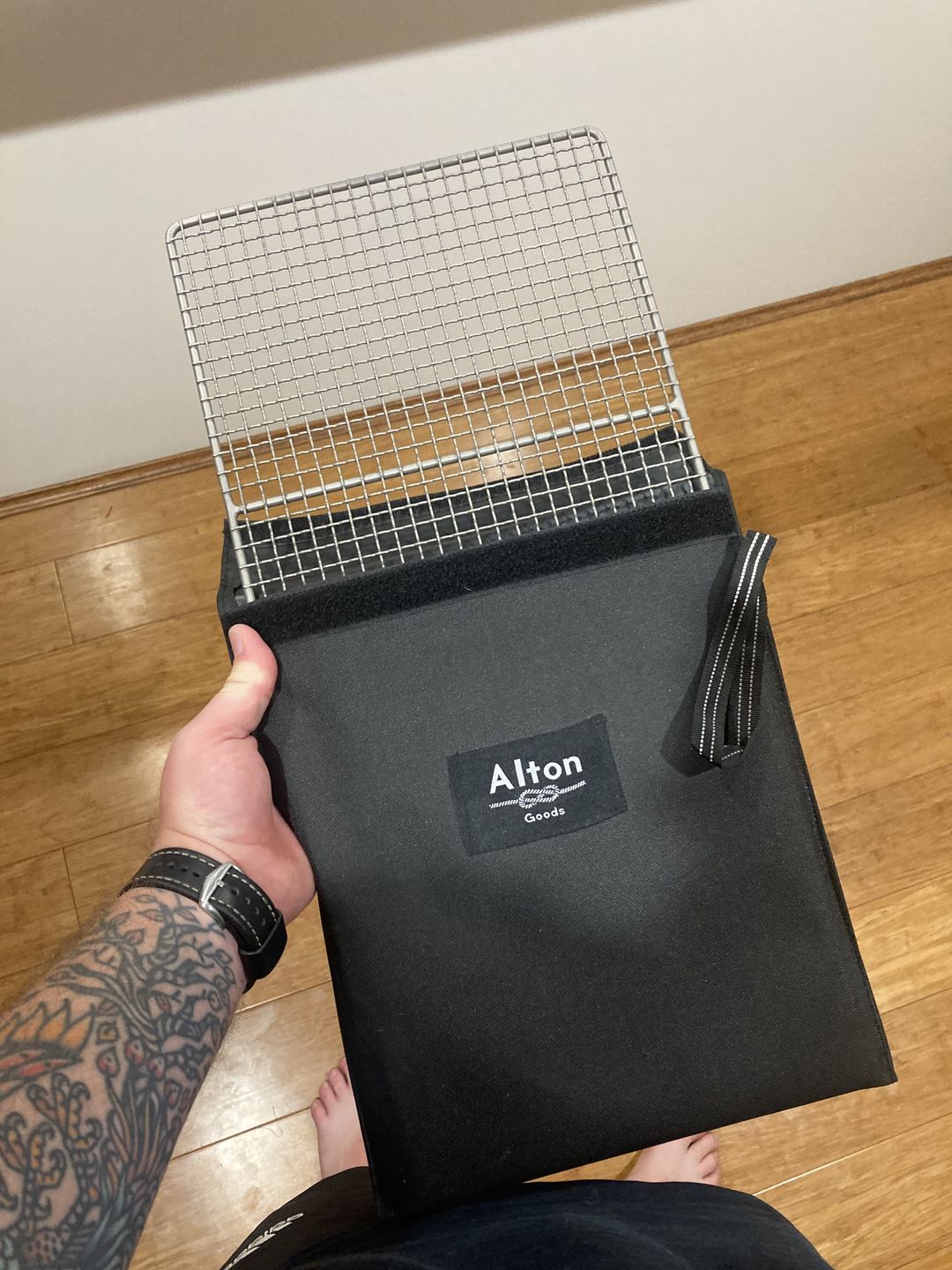 Customer photo review of Ultralight Titanium Grill