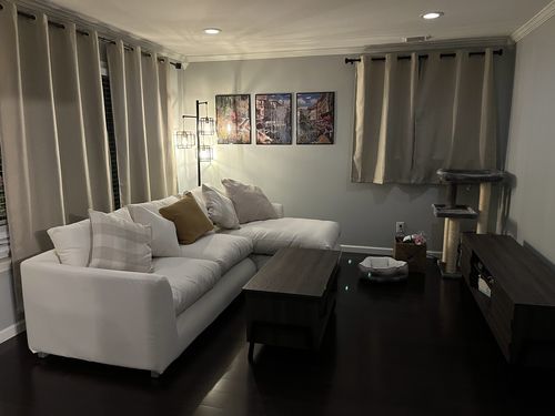 Customer photo review of Feathers Sectional
