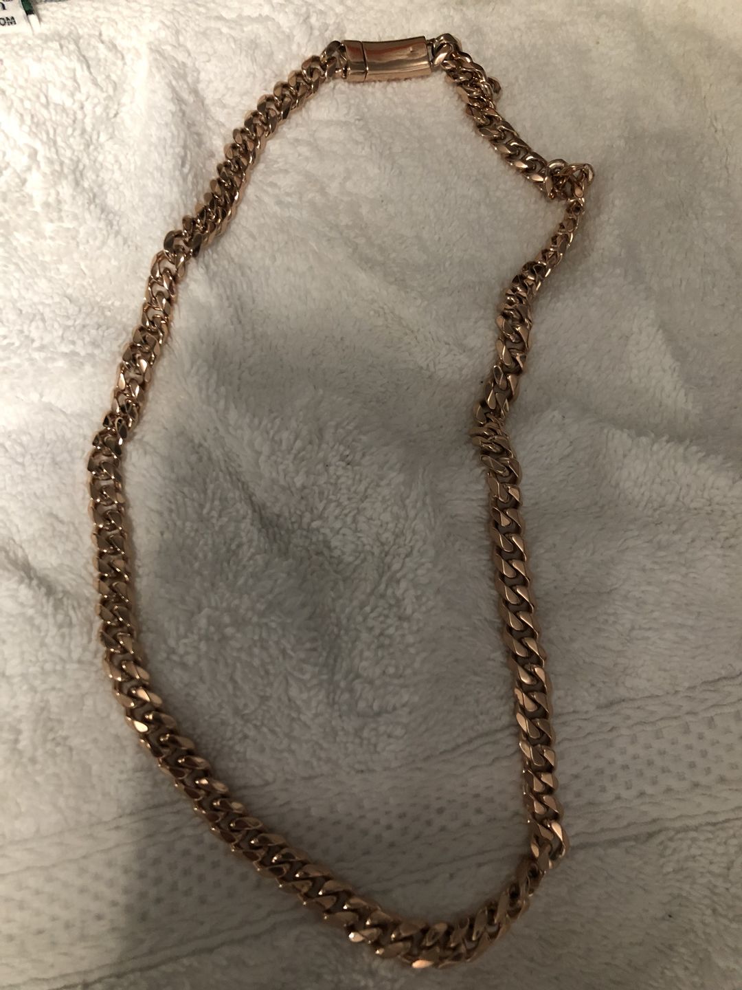 Customer photo review of 9mm Cuban Link Chain