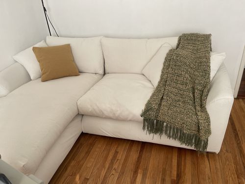 Customer photo review of Feathers Sectional